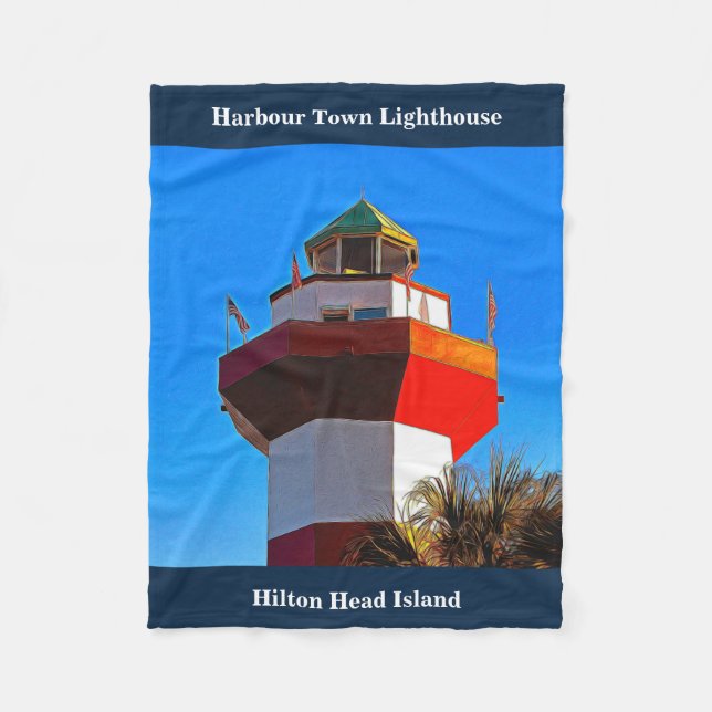 Couverture Polaire Phare de la ville de Hilton Head Harbour (Devant)