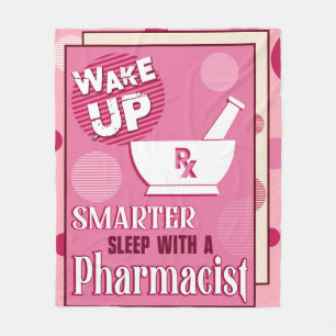 Couverture Polaire PHARMACISTE RÉVEILLER pharmacie pilules de technol