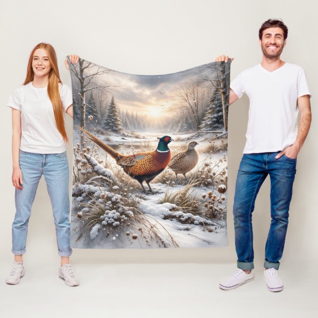 Couverture Polaire Pheasant  (En situation)
