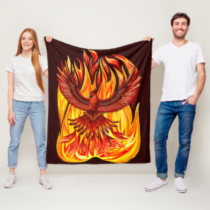 Couverture Polaire Phoenix mythologique immortelle Créature