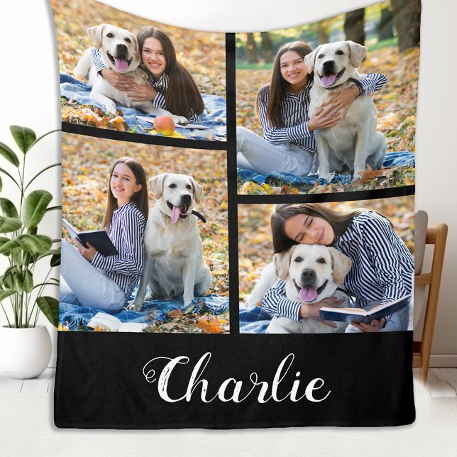 Couverture Polaire Photo Collecte de photos de chien de compagnie per (Créateur téléchargé)