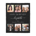 Photo d'anniversaire collage noir blanc meilleurs