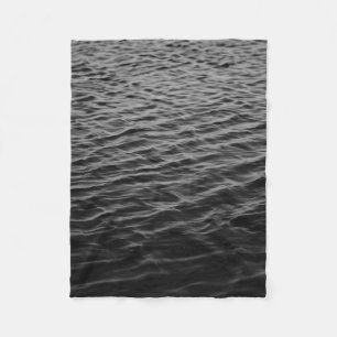 Couverture Polaire Photo en niveaux de gris de la mer