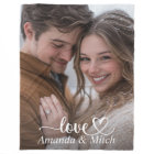 Photo personnalisé et noms de couple amour