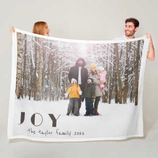 Couverture Polaire Photo religieuse de joie minimaliste moderne vinta