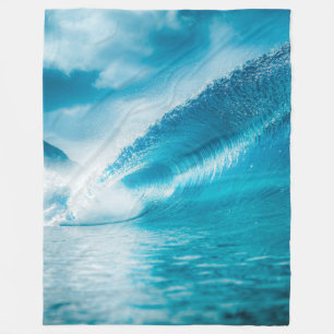 Couverture Polaire Photographie des vagues #4