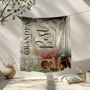 Couverture Polaire Photos, Noms et Guides de Citation 'GRANDPA'