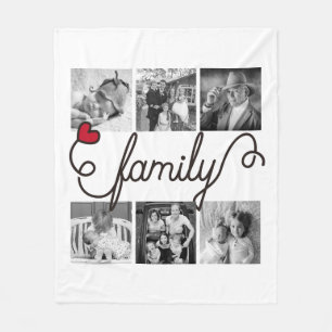Couverture Polaire Photos rouges d'Instagram de coeur d'art de
