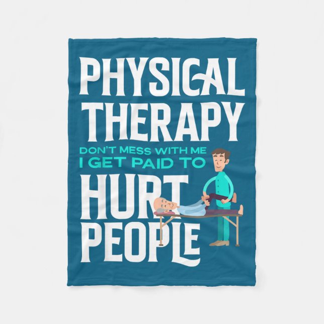 Couverture Polaire Physical Therast Physical Therapy Funny Physical T (Devant)