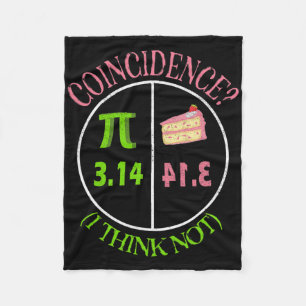 Couverture Polaire Pi Day Math Lover 3.14 Coïncidence De Tarte Je Ne