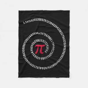Couverture Polaire Pi Day Spiral 3.14 Mars 14 Math Enseignant Vintage