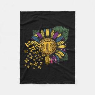 Couverture Polaire Pi Day Sunflower 3