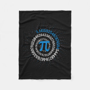 Couverture Polaire Pi Jour Math Geek Nerd 3.1415 Numéro Irrationnel P