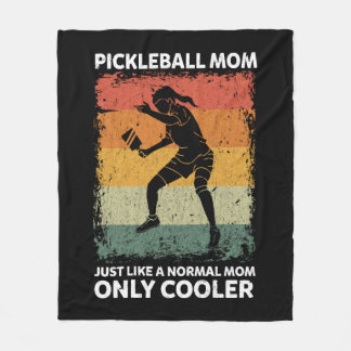Couverture Polaire Pickleball Maman Comme Une Maman Normale Seulement