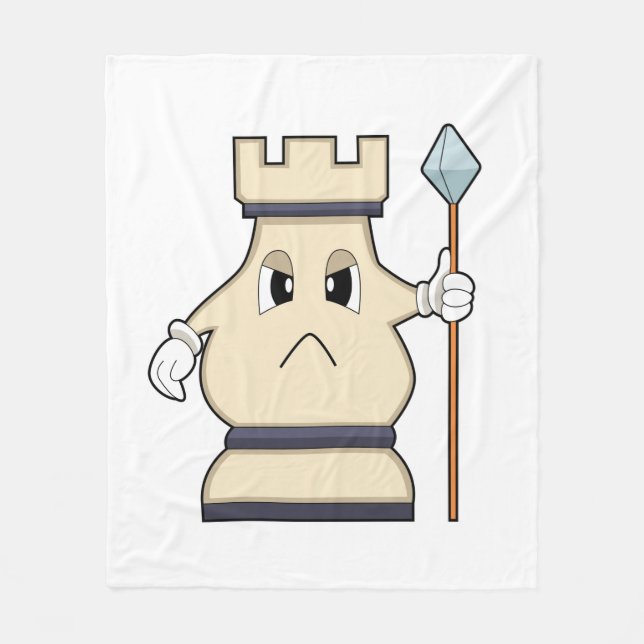 Couverture Polaire Pièce d'échecs Rook à Chess.PNG (Devant)