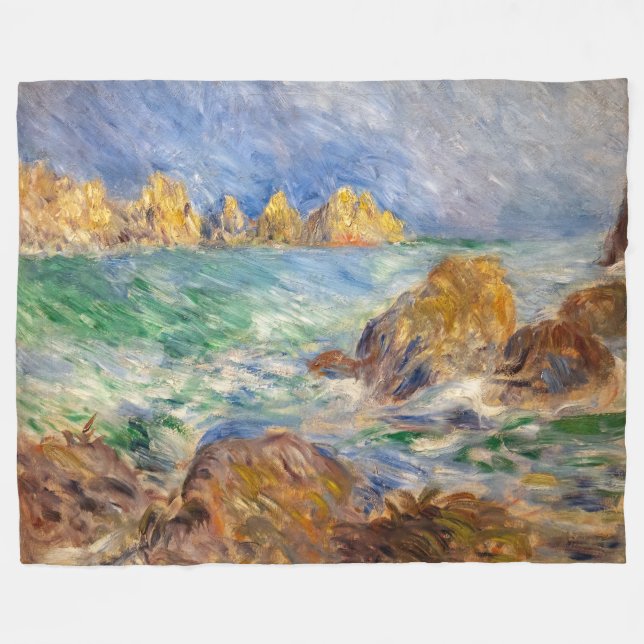 Couverture Polaire Pierre-Auguste Renoir - Marine, Guernesey (Devant (Horizontal))