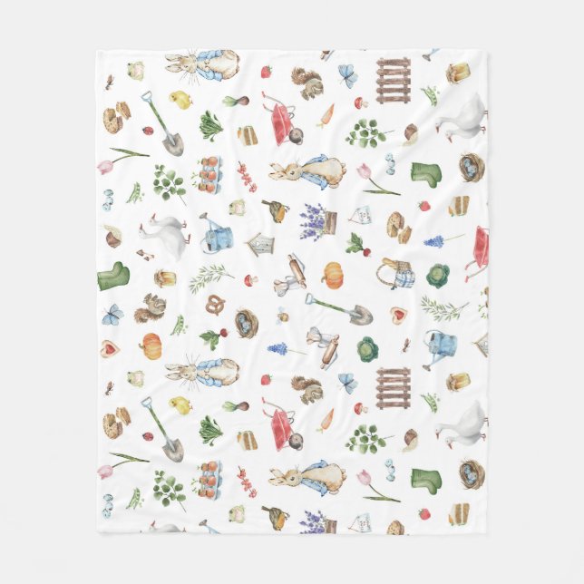 Couverture Polaire Pierre le lapin (Devant)