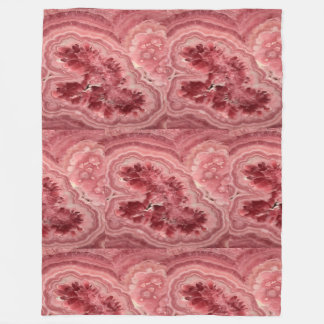 Couverture Polaire Pierre rose
