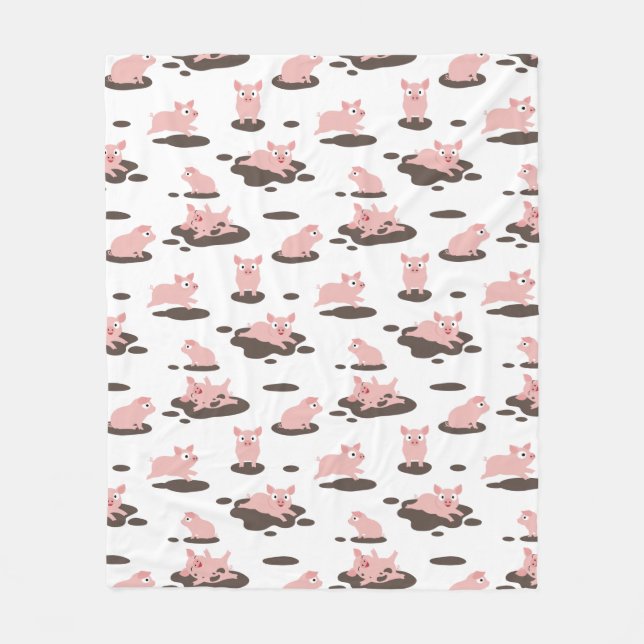 Couverture Polaire Piglets Blanche polaire (Devant)