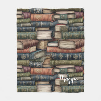 Couverture Polaire Pile de livres anciens