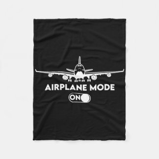 Couverture Polaire Pilot C172 Flying Gift Airplane Mode