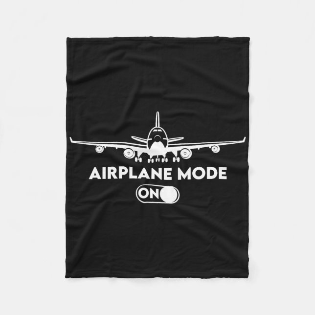 Couverture Polaire Pilot C172 Flying Gift Airplane Mode  (Devant)