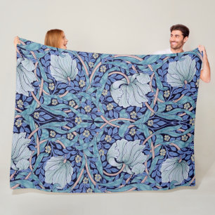 Couverture Polaire Pimpernel Blue, William Morris