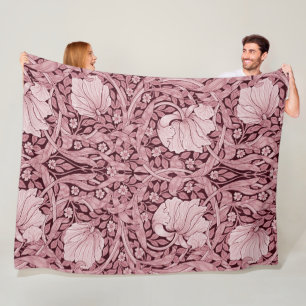 Couverture Polaire Pimpernel Maroon, William Morris