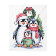Pingouin amusant Pyjamas de famille correspondant 