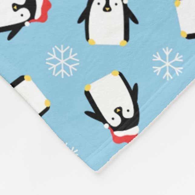 Couverture Polaire Pingouins (Coin)