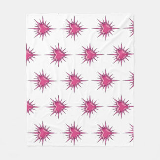 Couverture Polaire Pink Barbed Heart Cybersigilism Fleece Blanket