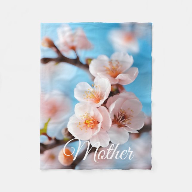 Couverture Polaire Pink Blossom Magic  (Devant)