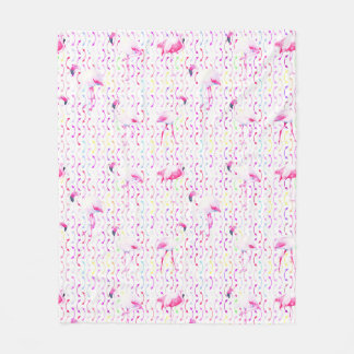 Couverture Polaire Pink Flamingo Pattern Blanket