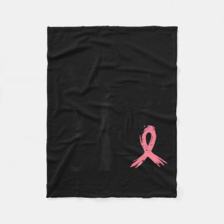 Couverture Polaire Pink Ribbon Guerrier du sein Sensibilisation au ca