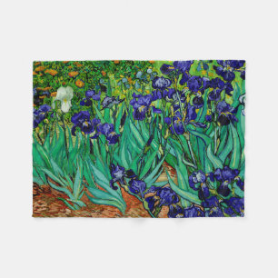 Couverture Polaire PixDezines van gogh/iris pourpres/st. remy