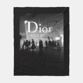 Couverture Polaire Plaid de designer. Dior.