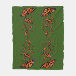 Couverture Polaire Plaid Monarque Fleece (Vert foncé)