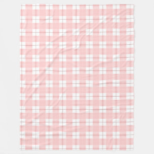 Couverture Polaire Plaid rose ombragé