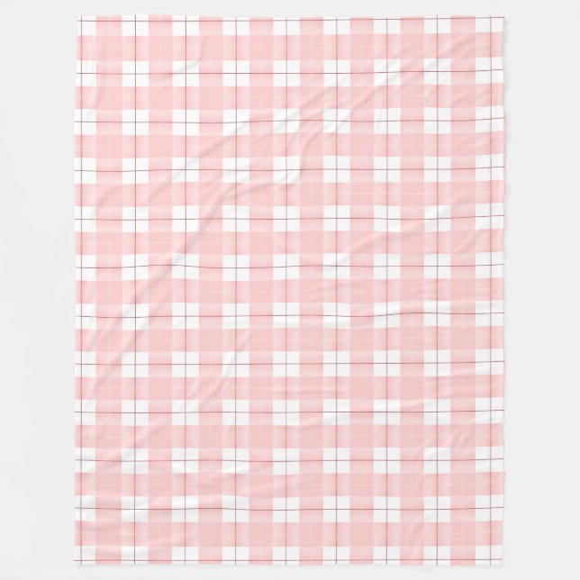 Couverture Polaire Plaid rose ombragé (Devant)