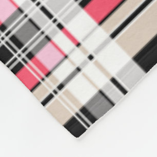 Couverture Polaire Plaid, tartan