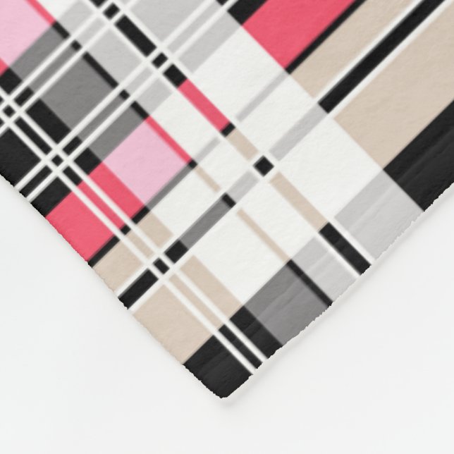 Couverture Polaire Plaid, tartan (Coin)
