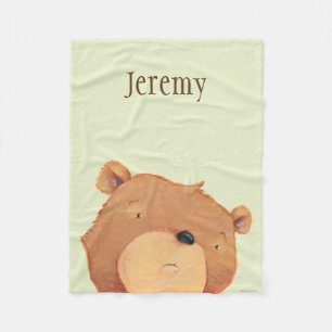 Couverture Polaire Plan rapproché de grand ours Brown