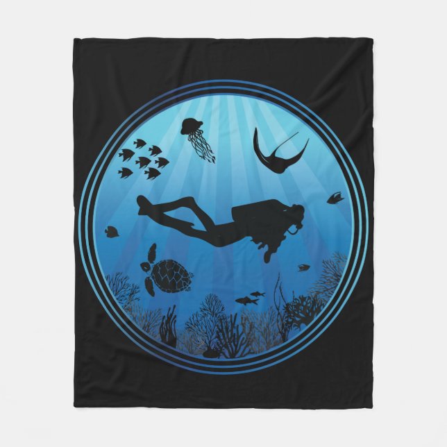 Couverture Polaire Planche sous-marine (Devant)