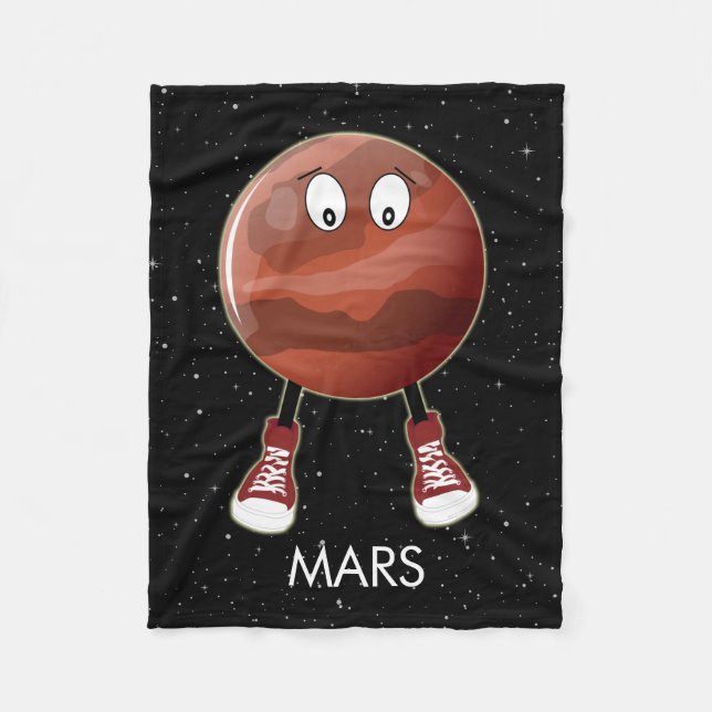 Couverture Polaire Planète Mars & Stars (Devant)