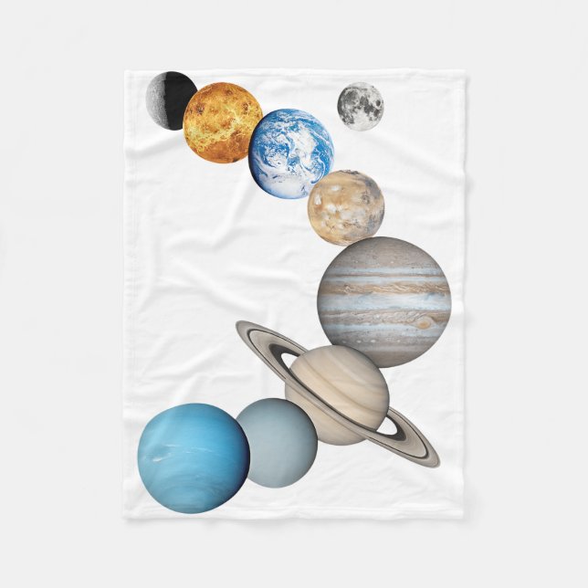 Couverture Polaire Planètes du système solaire (Couleur modifiable) (Devant)