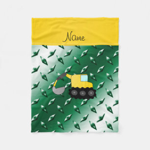 Couverture Polaire Plaque en acier diamant vert de marque personnalis
