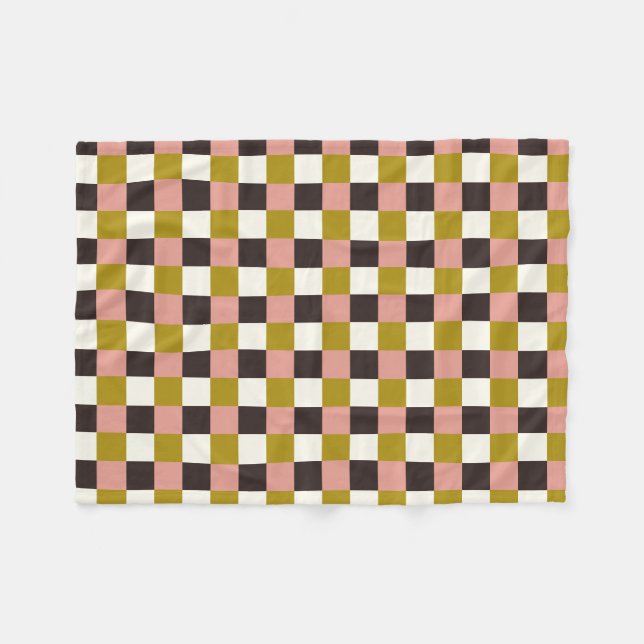 Couverture Polaire Plat d'ivoire au chocolat rose or (Devant (Horizontal))