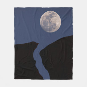 Couverture Polaire Pleine Lune Monument Valley, Arizona