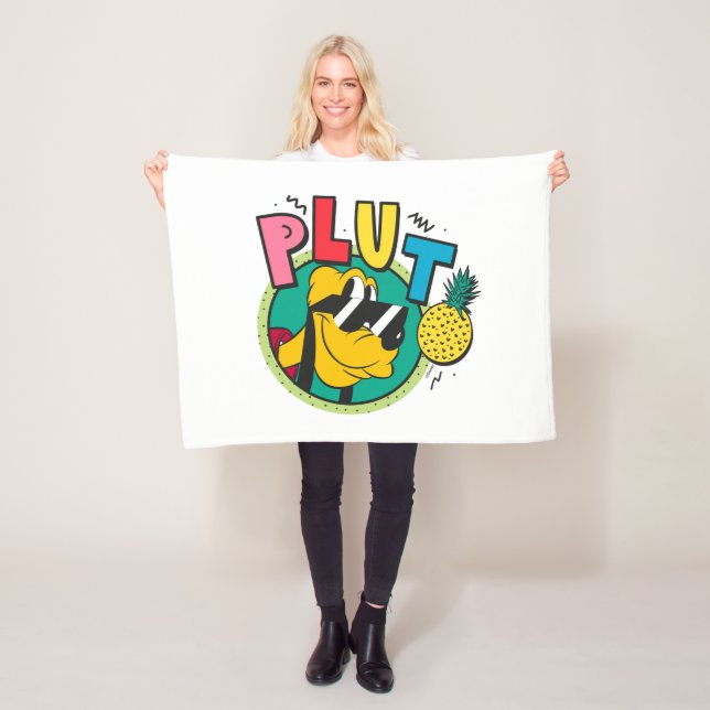 Couverture Polaire Pluto Retro Cool Summer Vibes (En situation)