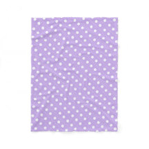 Point de polka blanc sur le pourpre